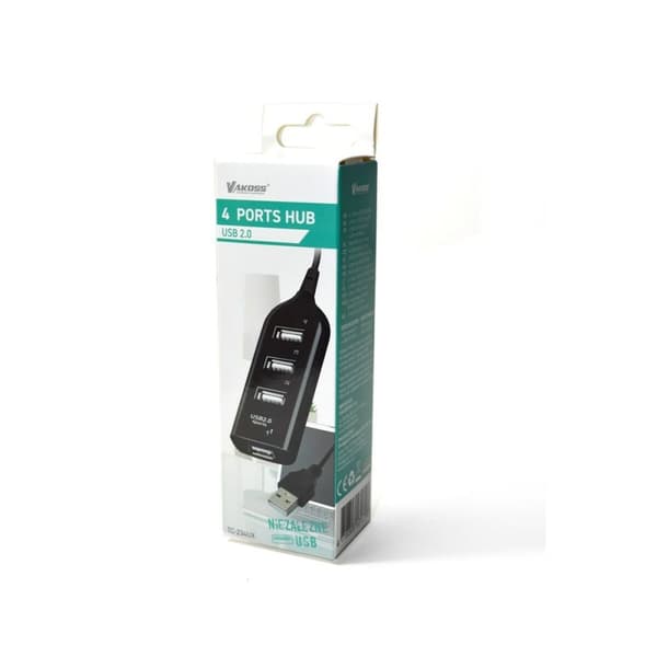 USB-HUB Vakoss TC-234UX Vit Svart