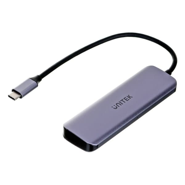 USB-HUB Unitek P5+ Grå