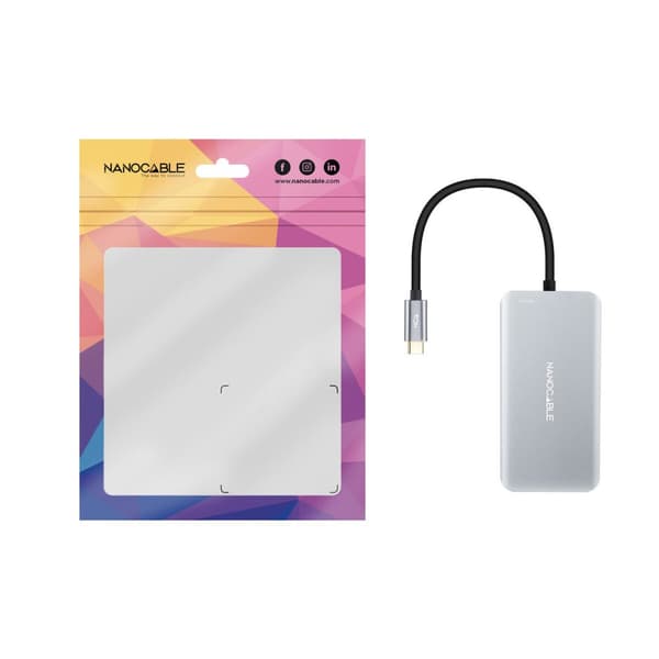 USB-HUB NANOCABLE 10.16.1005 Grå (1 antal)