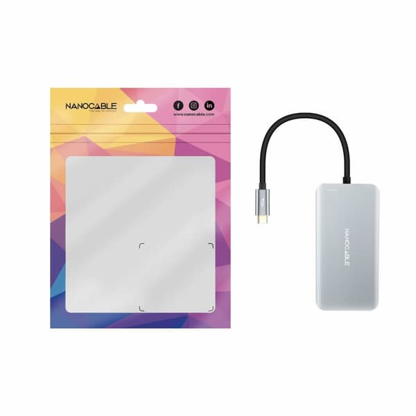 USB-HUB NANOCABLE 10.16.1005 Grå (1 antal)