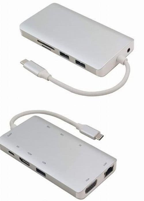 Dockningsstation - portreplicator - Helos-stöd - 304265 - Premium - Dockningsstation - USB-C 3.1 - VGA, HDMI - GigE