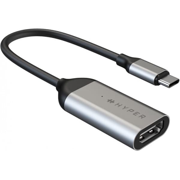 Hyper HyperDrive USB-C til 4K 60Hz HDMI-adapter, stjerneskærmgrå