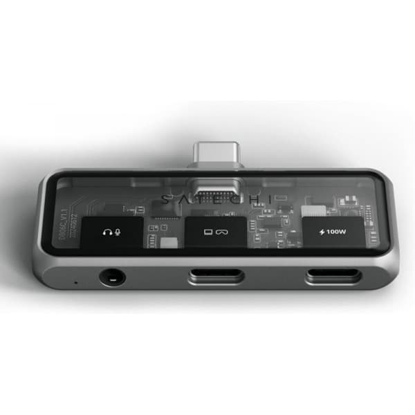 Satechi Mobile XR -USB-C-hubb med ljudåtergivning, stjärngrå