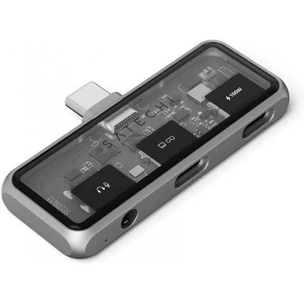 Satechi Mobile XR -USB-C-hubb med ljudåtergivning, stjärngrå