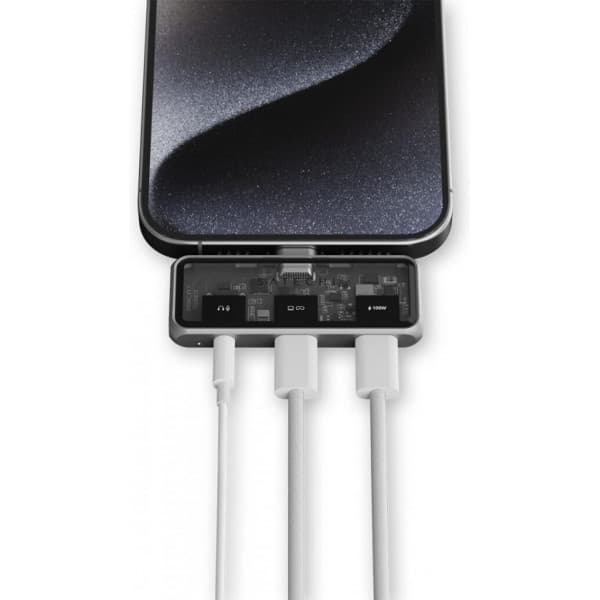 Satechi Mobile XR -USB-C-hubb med ljudåtergivning, stjärngrå