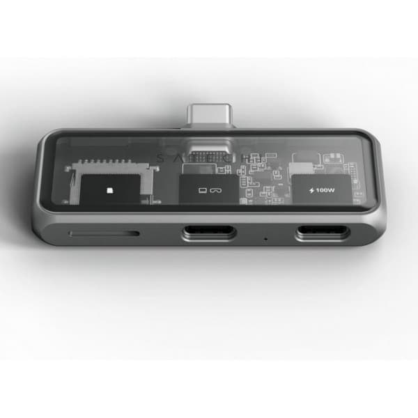 Satechi Mobile XR -USB-C-hub med microSD-läsare, stjärngrå