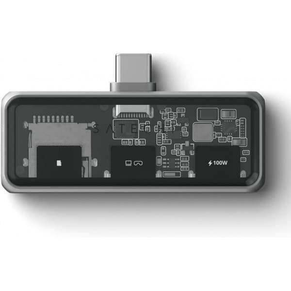 Satechi Mobile XR -USB-C-hub med microSD-läsare, stjärngrå