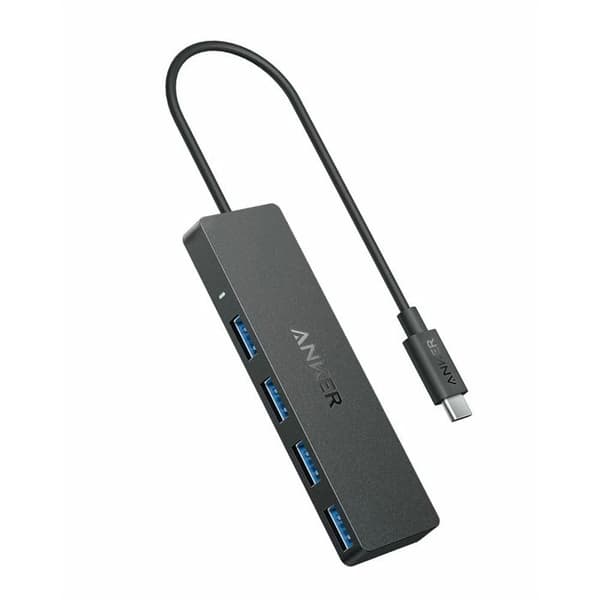 Dockningsstation - Anker - A8309G11 - Typ-C till 4x USB - 5 Gbit/s - Plug-and-Play