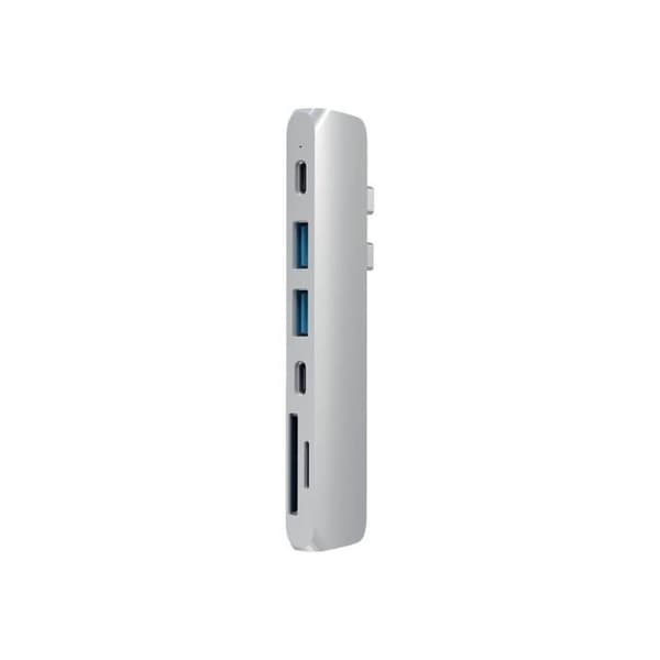 Satechi Aluminium Type-C Pro Hub Adapter Dockningsstation (USB-C - Thunderbolt 3)