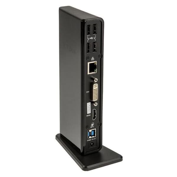 USB/HDMI/DVI RJ45 dockningsstation - IBICO - ICY BOX - Svart - Gigabit Ethernet - Flera portar