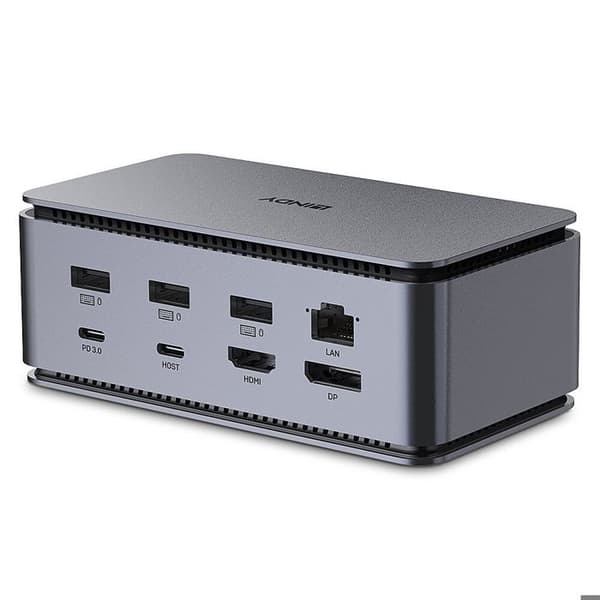 LINDY DST-PRO USB4, USB-C DOCKINGSSTATION för BÄRBAR 4