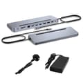 Miniatyrbild 1 av 3: USB-C-dockningsstation - I-TEC - Ergonomisk 4K - 3 Skärmar - 100W - Metall