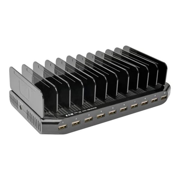 KVM-switch - Tripp Lite - U280-010-ST-CEE - Svart - USB - 10 laddningsportar