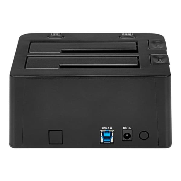 Dockningsstation - STARTECH - SDOCK2U33 - USB 3.0 - 2 SATA III hårddiskar - Svart