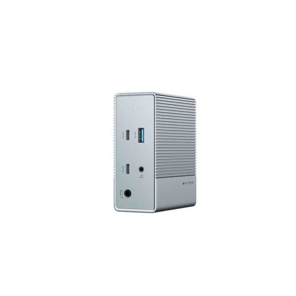 USB-C-docka - HYPER - HDG212B - 100W strömförsörjning - USB 3.2 Gen 2 - Silver