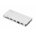 Miniatyrbild 1 av 3: USB-C VGA GigE-dockningsstation - DIGITUS DA-70866 - 4K Ultra HD - Power Delivery 3.0