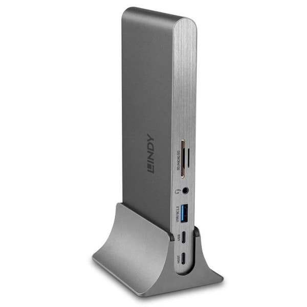 LINDY 43349 USB-C® dockningsstation Lämplig för märken (dockningsstationer för bärbara datorer): universal