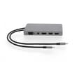 Miniatyrbild 2 av 2: LMP-USB-C Display Dock 2 4K 12 portar, 2x HDMI, Mini-DP, DP, DVI, VGA, Eth., 2x USB 3.0, 2x USB-C, aluminium, space grey