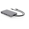 Miniatyrbild 1 av 2: LMP-USB-C Display Dock 2 4K 12 portar, 2x HDMI, Mini-DP, DP, DVI, VGA, Eth., 2x USB 3.0, 2x USB-C, aluminium, space grey