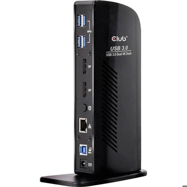Club3D SenseVision USB 3.0 Dual Display 4K60Hz dockningsstation