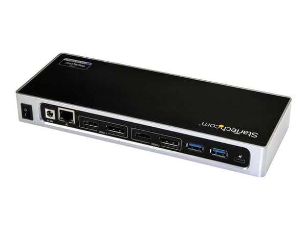 Anslutningsstation - STARTECH.COM - Dubbel 4K-skärm - USB-C - HDMI - DisplayPort