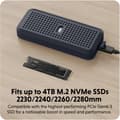 Miniatyrbillede 8 af 11: HyperDrive Next USB4 NVMe SSD-etui, midnatsblå