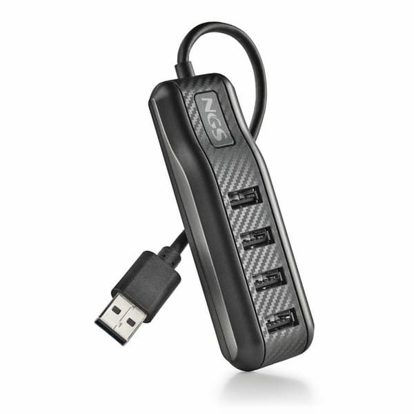 USB-HUB NGS PORT 2.0 Svart