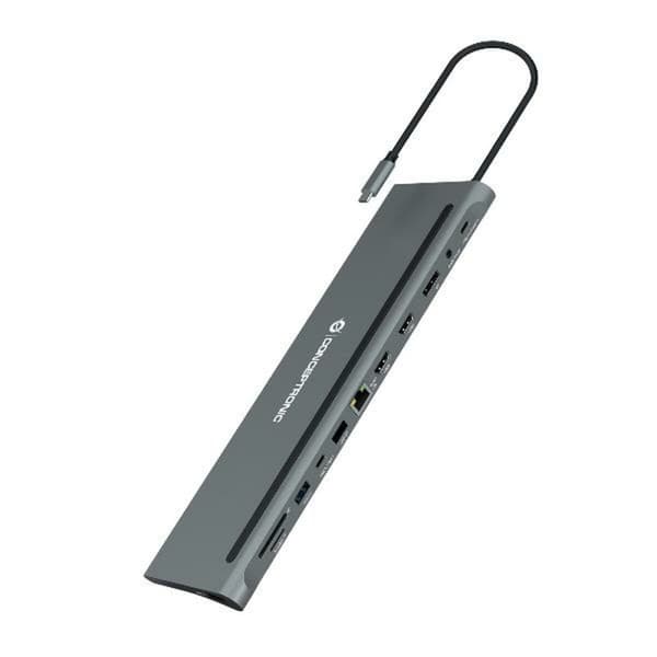 USB-HUB Conceptronic 110518707101 Grå 100 W (1 antal)