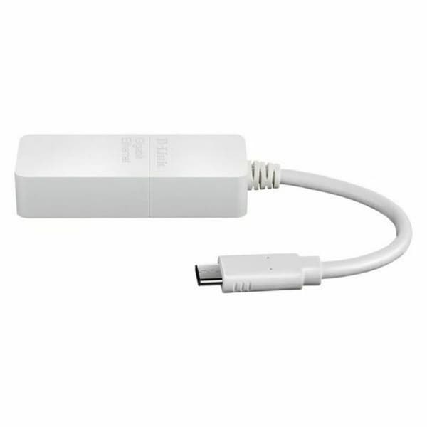 USB 3.0 Gigabit Ethernet adapter D-Link DUB-E130 Hvid