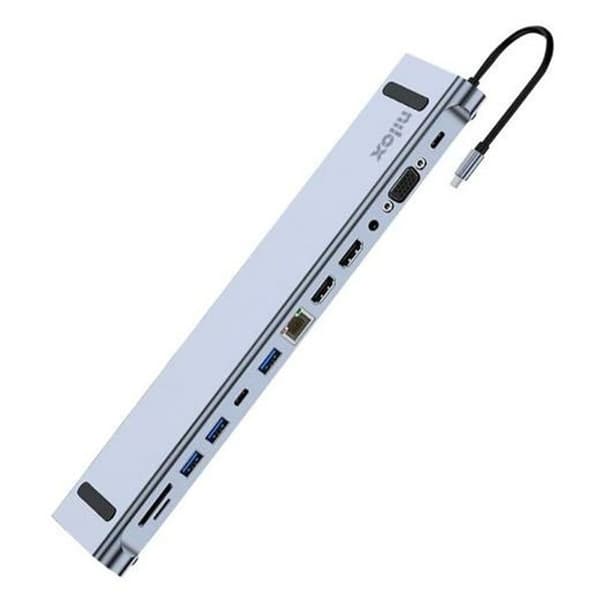 Docking-station Nilox Sort Grå