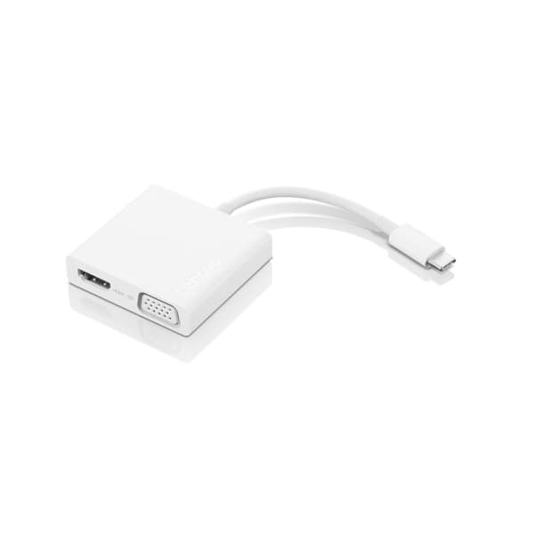 USB Hub Lenovo GX90T33021 Hvid Hvid