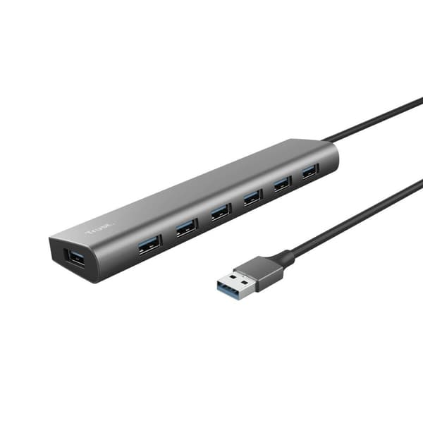 USB-HUB Trust 24967 Grå Silvrig (1 antal)