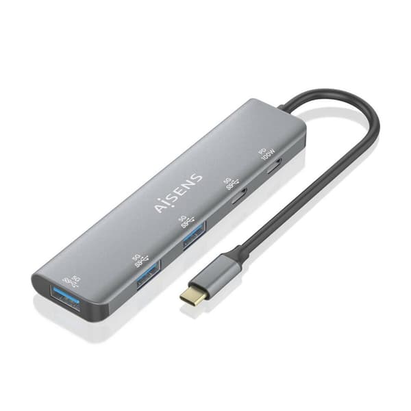 USB-keskitin Aisens A109-0857 Harmaa (1 osaa)