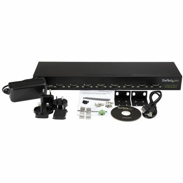 USB-keskitin Startech ICUSB23208FD Musta