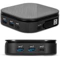 Miniatyrbild 1 av 2: Targus DOCK116GLZ Dockningsstation med USB 3.2 Gen 2 (3.1 Gen 2) Typ-C-kabel Svart