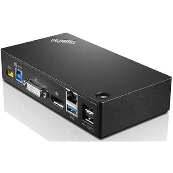 Lenovo ThinkPad USB 3.0 Pro Dock EU USB 3.0 (3.1 Gen 1) Typ-A Svart - Dockningsstationer (trådbunden, USB 3.0 (3.1 Gen 1) Typ-A, 3.5