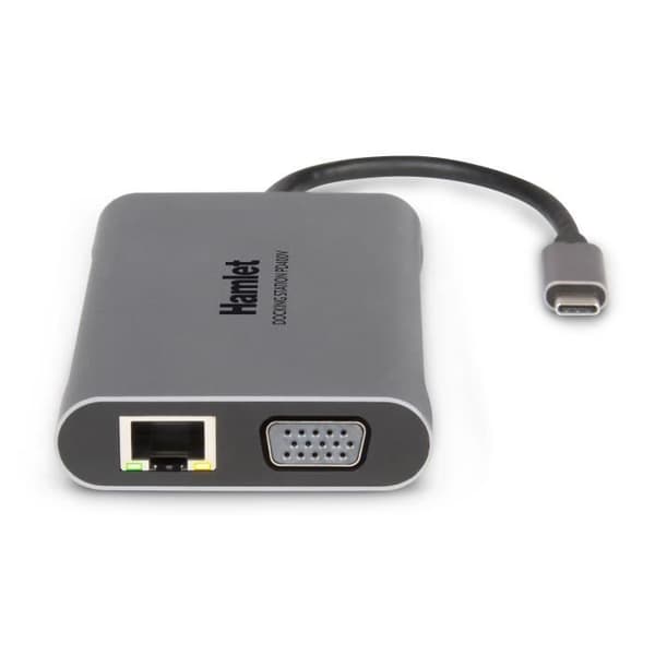 DOCKINGSSTATION - USB-C - VGA, HDMI - GIGE HDKC-PD400V HAMLET