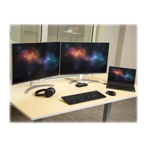 STARTECH USB 3.0 Dual Display DisplayPort 4K 60Hz dockningsstation för bärbar dator - 2x DP 4K 60Hz eller 1x DP 5K 60Hz