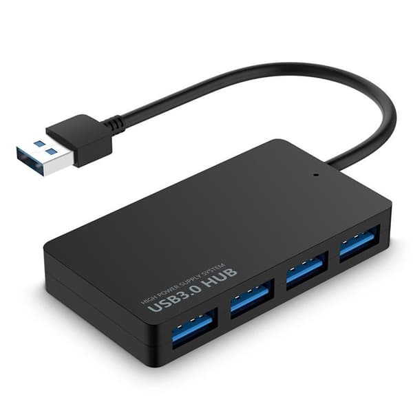 USB 3.0 hub med 4 portar – snabb och smidig anslutning för flera enheter