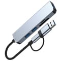 Miniatyrbild 2 av 2: 5-i-1 USB 3.0 och USB-C adapter – smidig lösning för flera anslutningar