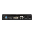 Miniatyrbild 3 av 3: Dockningsstation - Hamlet - HDOCKS300 - Dubbel DVI/HDMI-skärm - 6 USB-portar - Inbyggd LAN och ljud