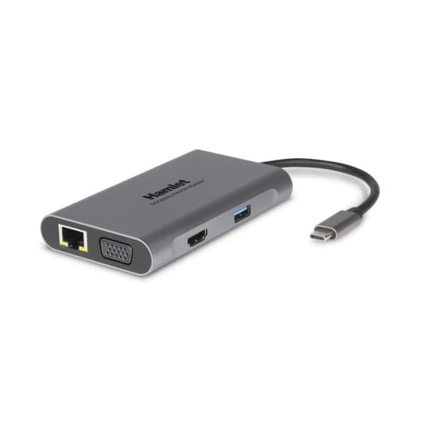 DOCKINGSSTATION - USB-C - VGA, HDMI - GIGE HDKC-PD400V HAMLET