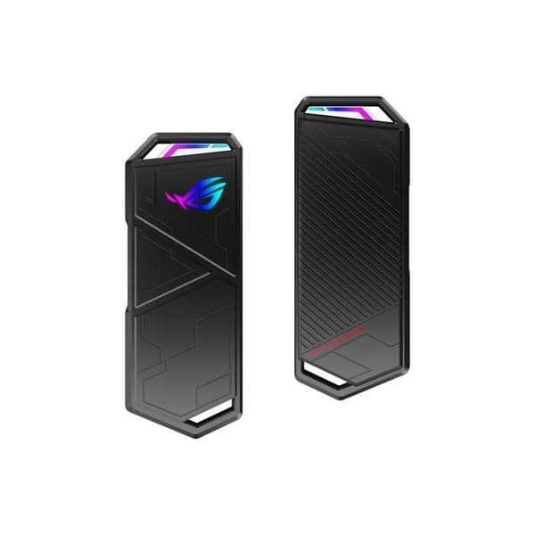 M.2 NVMe SSD-hölje - Asus - ROG Strix Arion Lite - USB-C 3.2 Gen 2 - Värmeavledning - RGB Aura Sync Svart