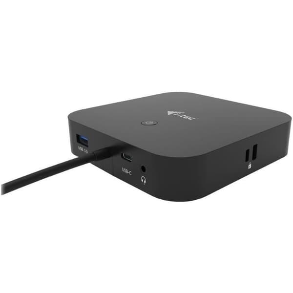 USB-C dockningsstation för stationär dator - I-TEC - HDMI DP - 5K - 100 W - CHARGER-C112W - (C31HDMIDPDOCKPD100)