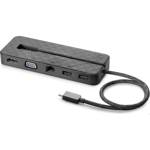USB-C mini dockningsstation - HP - USB-C - VGA, HDMI - GigE