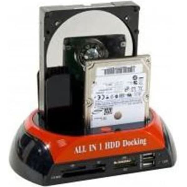 DOCKINGSSTATION BLANDAD SATA-IDE-USB-eSATA+LÄSARE