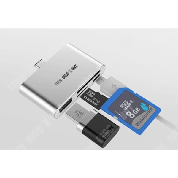 TD® sd-kortläsare typ c micro usb kompakt flashminne 3.0 internet samsung hub adapter dator mini minne pendrive