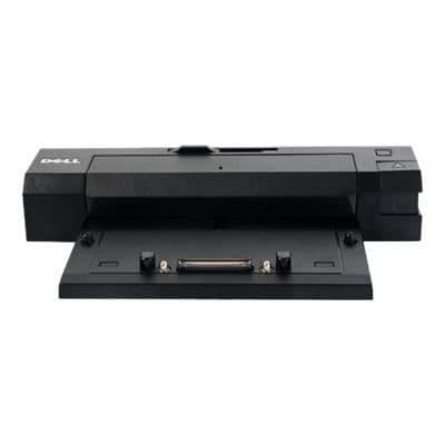 Portreplikator - DELL - 452-11415 - VGA, DisplayPort, DVI, USB, RJ45-gränssnitt - Svart