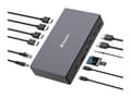 Miniatyrbild 3 av 3: 17-portars USB-C Pro dockningsstation - VERBATIM - CDS-17 - Optimal anslutning - 2 års garanti