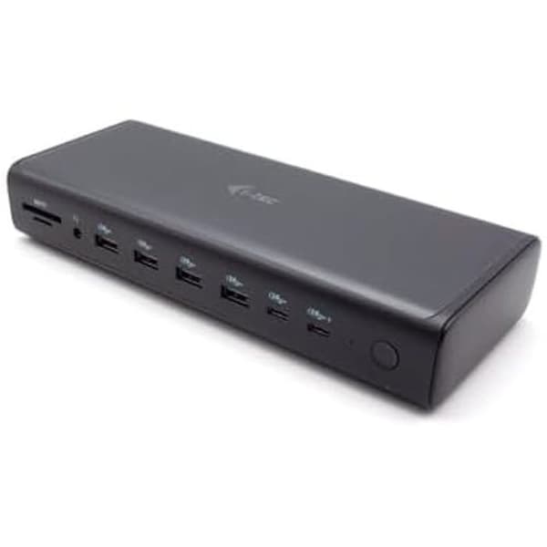 Universell dockningsstation - I-TEC - 6X 4K - Strömförsörjning 140 W - 8 USB-portar - Kompatibel med USB-C PD 3.1